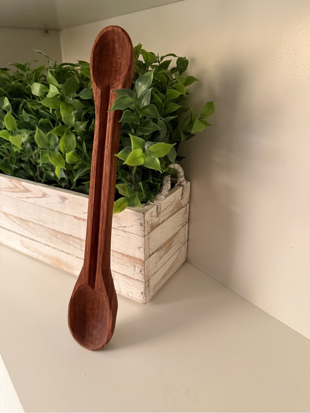 12" Long Hand Made Cherry Wood Chef's Tasting Testing Sipping Spoon